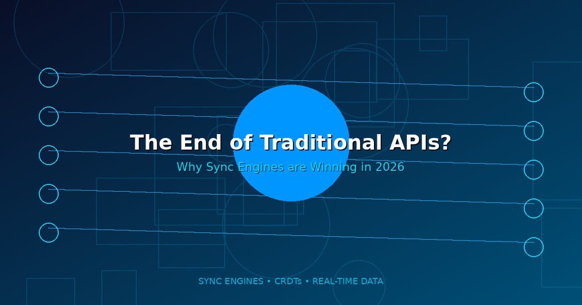 The End of Traditional APIs? Why Sync Engines are Winning in 2026